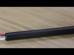 12コアG652Dファイバー オレンジストライプ/ライン エアリアンセルフサポートミニADSS光ファイバーケーブル