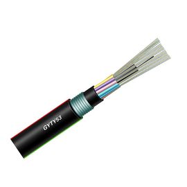 品質  6 Core Outdoor Fiber Optic Cable Single Mode For Direct Buried with PE outer sheath 工場