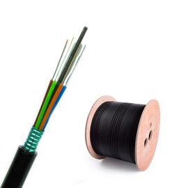 品質  Loose Tube Stranded GYTS Outdoor Aerial  Duct 24 Core Single Mode Fiber Optic Cable 工場