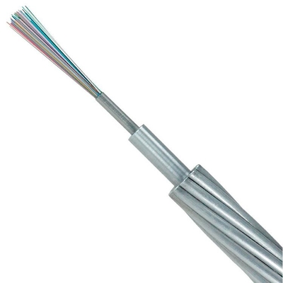 FTTH FTTB FTTX ネットワークの設置のためのカスタマイズされたアルミニウムコーティング鋼OPGW光ファイバーケーブル