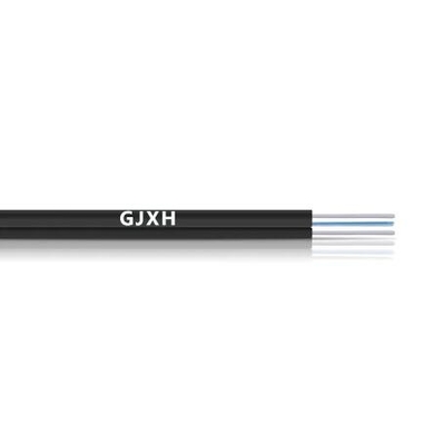 2コアシングルモード 2対称FRP FTTH GJXHドロップ光ファイバーケーブル