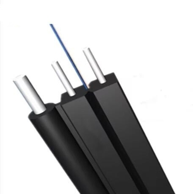 柔軟性 2 6コア G657 A1 G 657a1 自立型 FTTH 光ファイバードロップケーブル