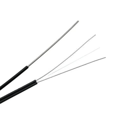 外部 1コア 2コア 4コア 鋼鉄ワイヤ ドロップ 光ファイバーケーブル FTTH