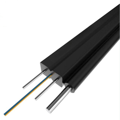 4コア フラットセルフサポート FTTH 屋外ドロップ 光ファイバーケーブル Gyfxtby