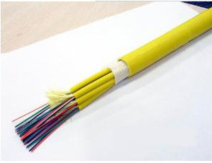 GJFJV 12の中心の屋内光ファイバーのcableTightの緩衝され、非金属のメンバー ライト ケーブル
