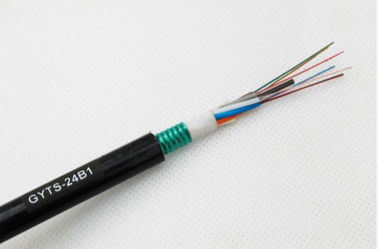 72中心G652Dは管の光ファイバ ケーブルGYTSのPEの外の外装材料を緩めます