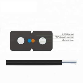 屋内のためのLSZHの外装GJXH/GJXFH FTTH FRPの単一モードのドロップ・ケーブルとの1/2/4の中心