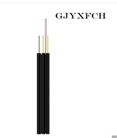 1つの2 4中心GJYXFCH FTTHのドロップ・ケーブルの柔らかい245um屋内光ファイバケーブル