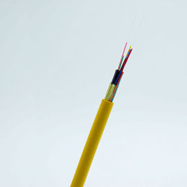 GJFJV 12の中心の屋内光ファイバーのcableTightの緩衝され、非金属のメンバー ライト ケーブル