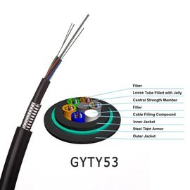 GYTY53コミュニケーション大きい中心の構造の繊維光学装甲ケーブル