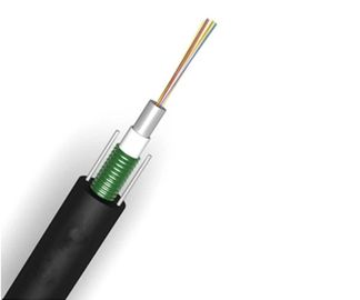 コーニングの装甲光ファイバケーブルの黒い外の外装GYXTWの工場タイプ力のtelecommuniction