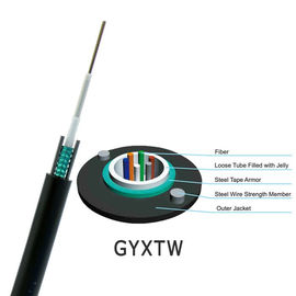 GYXTW 6の中心の単一モードの中央緩い管のアンテナおよび屋外の光ファイバケーブルを導管で送るため