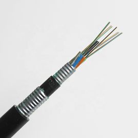 直接埋められた屋外の光ファイバケーブルについて装甲HDPEの倍の外装GYTA53/GYTS53の単一モード