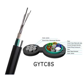 GYTC8Sの自己は図8屋外の光ファイバ ケーブルを支えました