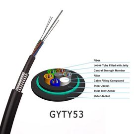 地下コミュニケーションGYTY53単一モード装甲屋外繊維ケーブル