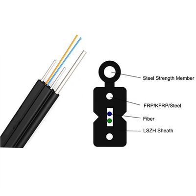 LSZH ジャケット付き FTTHドロップケーブル